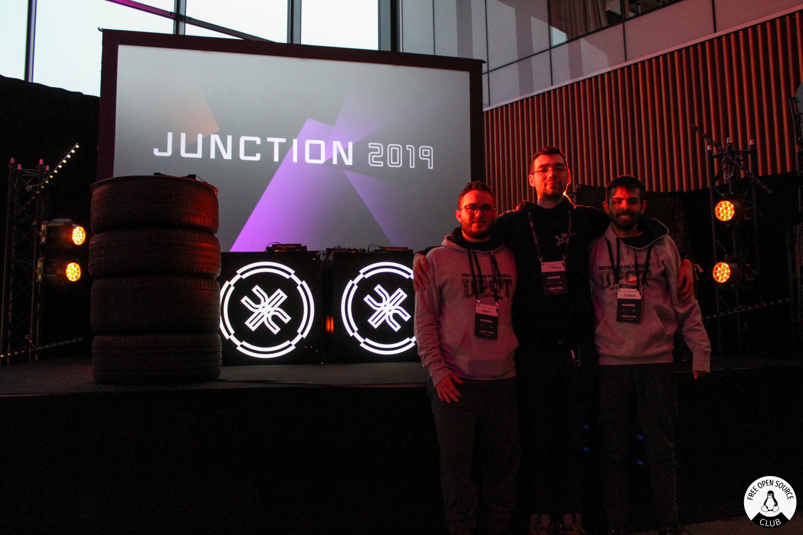 Posing at Junction 2019