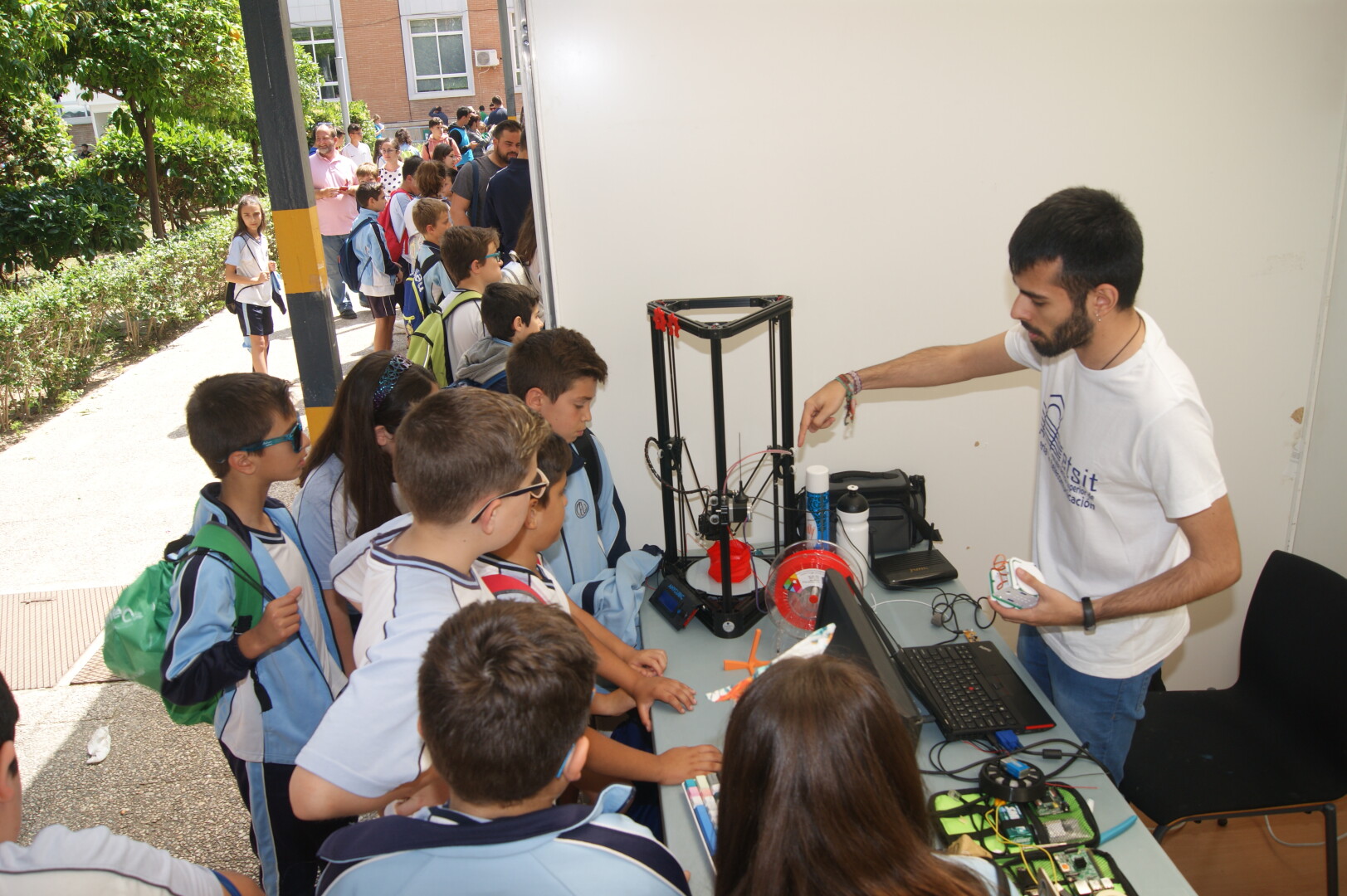 Showing 3D printing at Semana de la Ciencia
